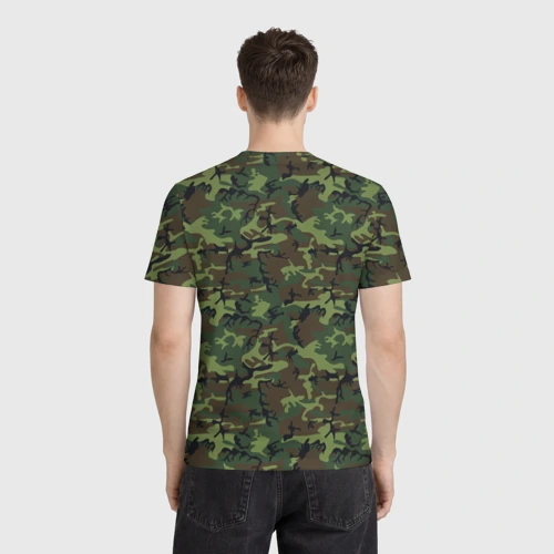 Мужская футболка 3D с принтом Генерал Пивные Войска, вид сзади #2