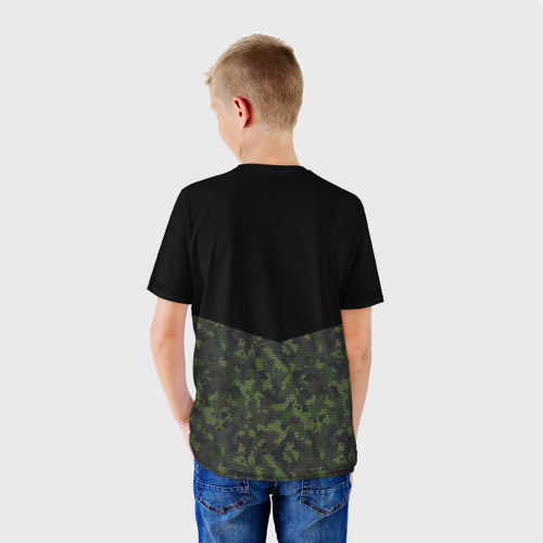 Детская футболка 3D Охотничьи Войска камуфляж, цвет 3D печать - фото 4