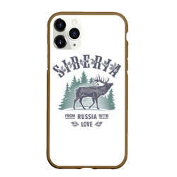 Чехол для iPhone 11 Pro Max матовый Siberia из России с Любовью