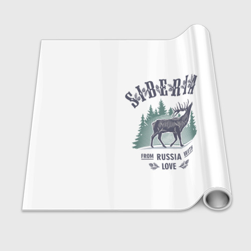 Бумага для упаковки 3D Siberia из России с Любовью - фото 2