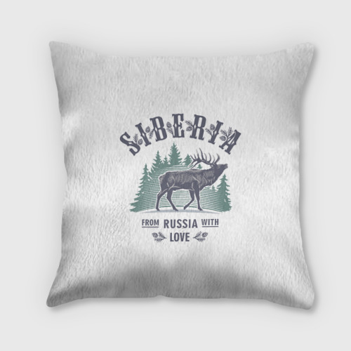 Подушка 3D Siberia из России с Любовью