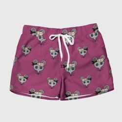 Женские шорты 3D Ниндзя-мыши. Клинок, рассекающий демонов. Kimetsu no Yaiba