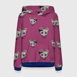 Женская толстовка 3D Ниндзя-мыши. Клинок, рассекающий демонов. Kimetsu no Yaiba