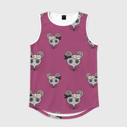 Мужская спортивная майка 3D Ниндзя-мыши. Клинок, рассекающий демонов. Kimetsu no Yaiba