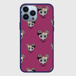 Чехол для iPhone 13 Pro Max Ниндзя-мыши. Клинок, рассекающий демонов. Kimetsu no Yaiba
