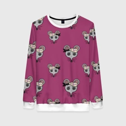 Женский свитшот 3D Ниндзя-мыши. Клинок, рассекающий демонов. Kimetsu no Yaiba