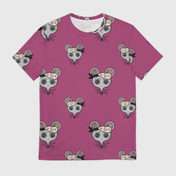 Мужская футболка 3D Ниндзя-мыши. Клинок, рассекающий демонов. Kimetsu no Yaiba