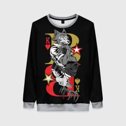 Женский свитшот 3D Легоши и Луис Beastars Выдающиеся звери