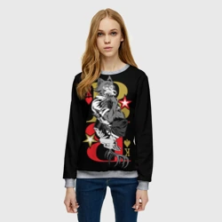 Женский свитшот 3D Легоши и Луис Beastars Выдающиеся звери - фото 2