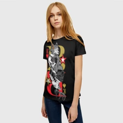 Женская футболка 3D Легоши и Луис Beastars Выдающиеся звери - фото 2