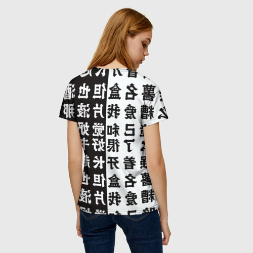 Женская футболка 3D Стильная Баал или Шогун Райден  / Геншин Импакт / Genshin Impact, цвет 3D печать - фото 4