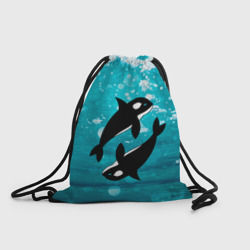 Рюкзак-мешок 3D Косатка в океане