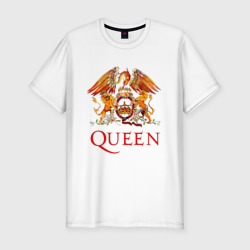 Мужская футболка хлопок Slim Queen, логотип