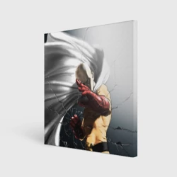 Холст квадратный One Punch Man - Сайтама
