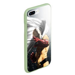 Чехол для iPhone 7Plus/8 Plus матовый One Punch Man - Сайтама - фото 2