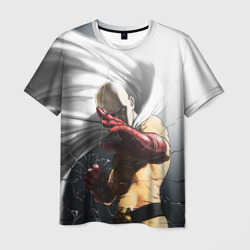 Мужская футболка 3D One Punch Man - Сайтама