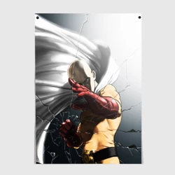 Постер One Punch Man - Сайтама