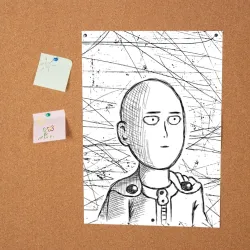 Постер Ванпанчмен Сайтама - Saitama - фото 2