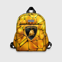Детский рюкзак 3D Lamborghini Gold плиты