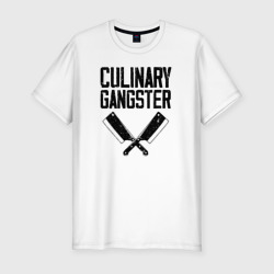 Мужская футболка хлопок Slim Кулинарный гангстер