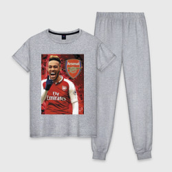 Женская пижама хлопок Arsenal - Pierre Emerick Aubameyang