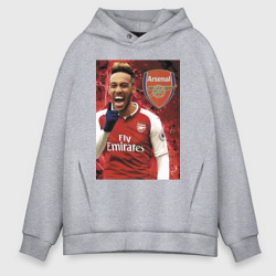 Мужское худи Oversize хлопок Arsenal - Pierre Emerick Aubameyang