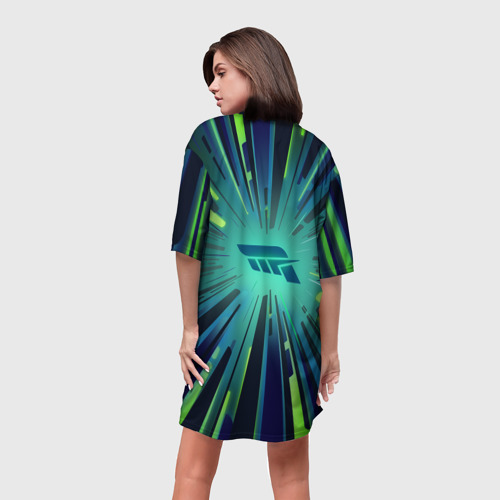 Платье-футболка 3D Neon | Forza Horizon 5, цвет 3D печать - фото 4