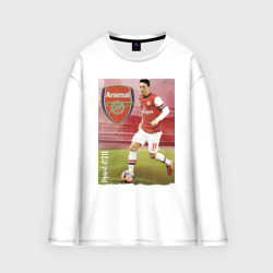 Женский лонгслив oversize хлопок Arsenal - Mesut Ozil