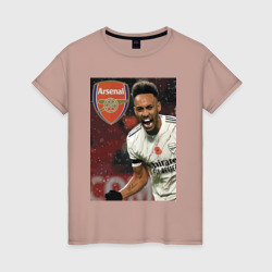 Женская футболка хлопок Arsenal - Pierre-Emerick Aubameyang