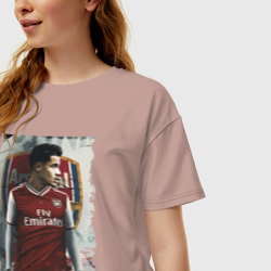 Женская футболка хлопок Oversize Arsenal -  England - фото 2
