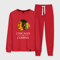 Мужской костюм хлопок Chicago are coming, Чикаго Блэкхокс, Chicago Blackhawks