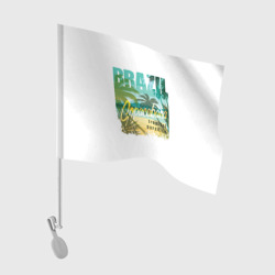 Флаг для автомобиля Тропический Рай Бразилии