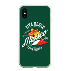 Чехол для iPhone XS Max матовый Мексика Mexico