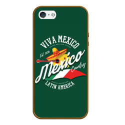 Чехол для iPhone 5/5S матовый Мексика Mexico