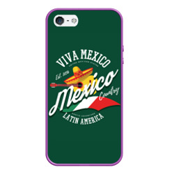 Чехол для iPhone 5/5S матовый Мексика Mexico