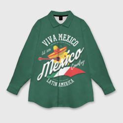 Мужская рубашка oversize 3D Мексика Mexico