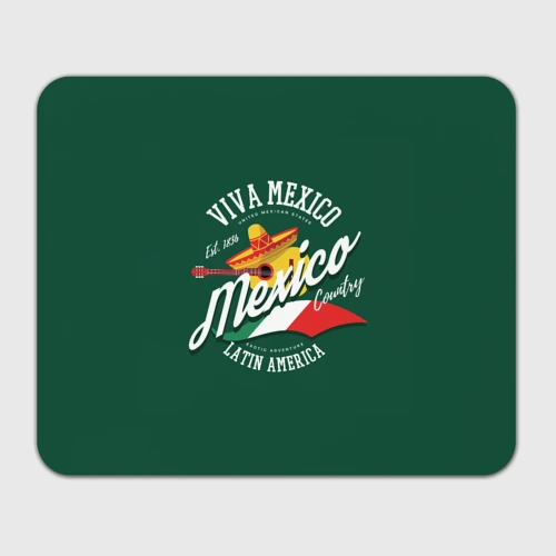 Прямоугольный коврик для мышки Мексика Mexico