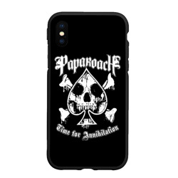 Чехол для iPhone XS Max матовый Papa Roach, рок