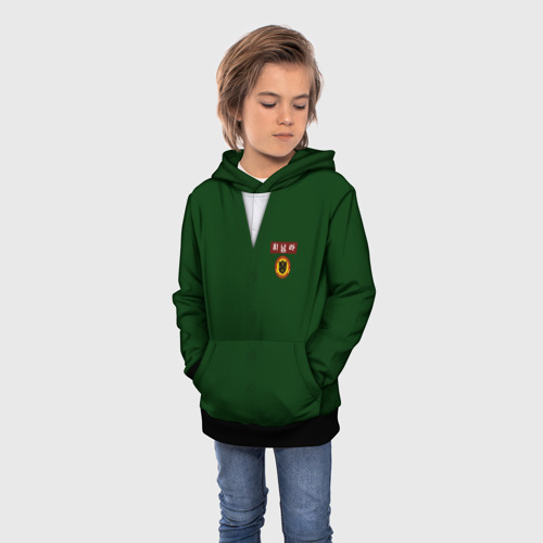 Детская толстовка 3D Hyosan High School uniform, цвет черный - фото 3