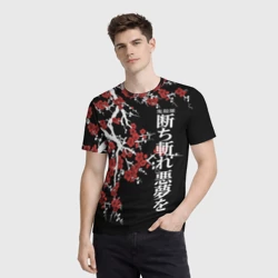 Мужская футболка 3D Корпус бойни демонов - фото 2