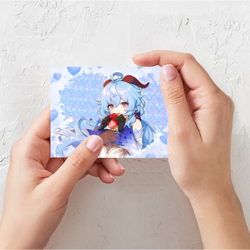 Поздравительная открытка Валентинка Гань Юй, цвет белый - фото 3