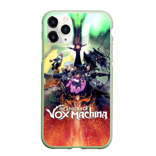 Чехол для iPhone 11 Pro матовый Легенда о Vox Machina The Legend of Vox Machina, цвет салатовый