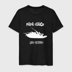 Мужская футболка хлопок Papa Roach , Папа Роач Рок
