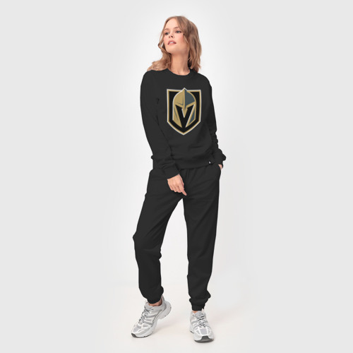 Женский костюм хлопок Vegas Golden Knights , Вегас Голден Найтс, цвет черный - фото 3