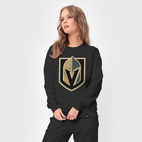 Женский костюм хлопок Vegas Golden Knights , Вегас Голден Найтс, цвет черный - фото 5