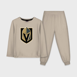 Детская пижама с лонгсливом хлопок Vegas Golden Knights , Вегас Голден Найтс