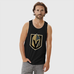 Мужская майка хлопок Vegas Golden Knights , Вегас Голден Найтс - фото 2