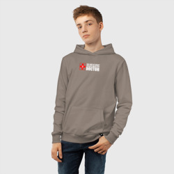 Детская толстовка хлопок Чтобы чувствовать себя в безопасности ночью, спите с врачом - фото 2