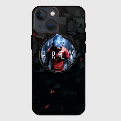 Чехол для iPhone 13 mini Black logo prey