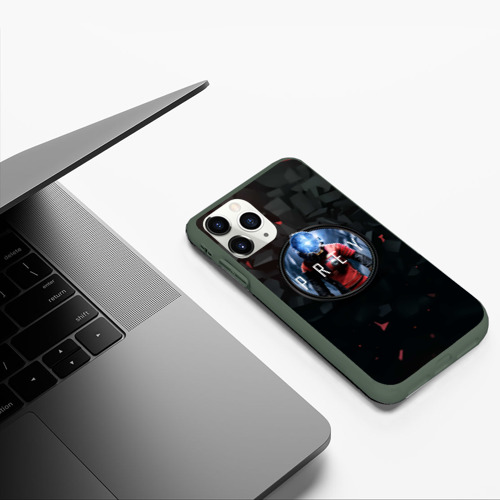 Чехол для iPhone 11 Pro матовый с принтом Black logo prey, фото #5